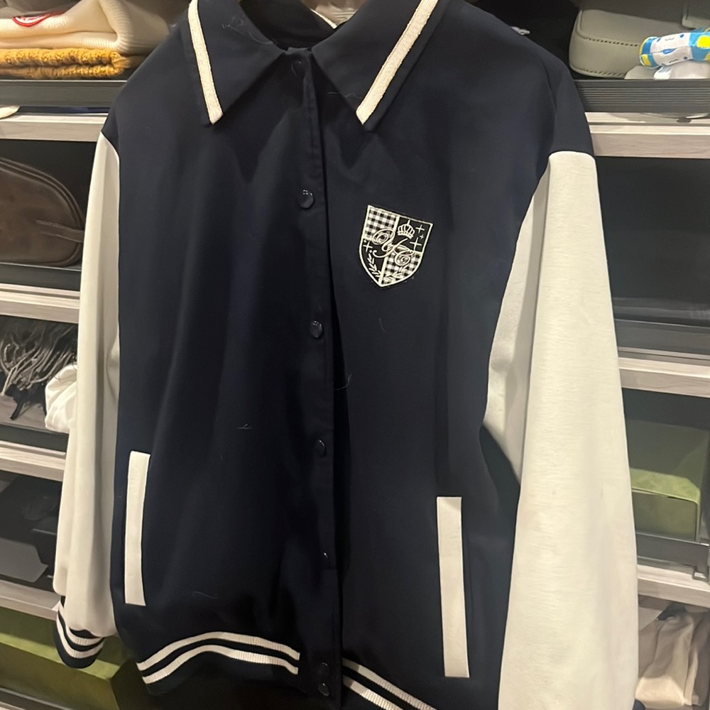 navy vintage style jacket